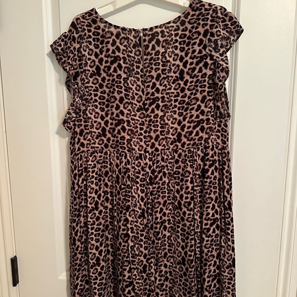 Leopard print romper